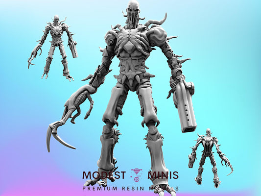 Silicon Cyborg Creature Blon - 28mm 32mm 40mm Scale Cyberpunk Miniature  | Papsikels