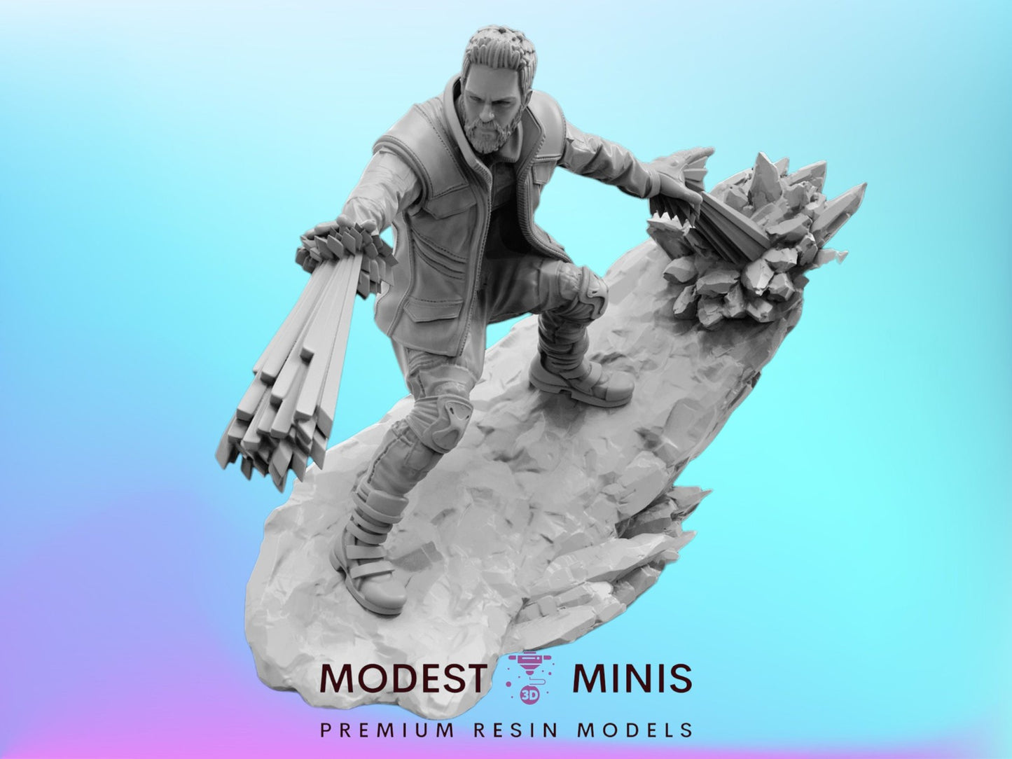 DOFP Icedude - 40mm  Miniature | Crisis Protocol Proxy | Trident