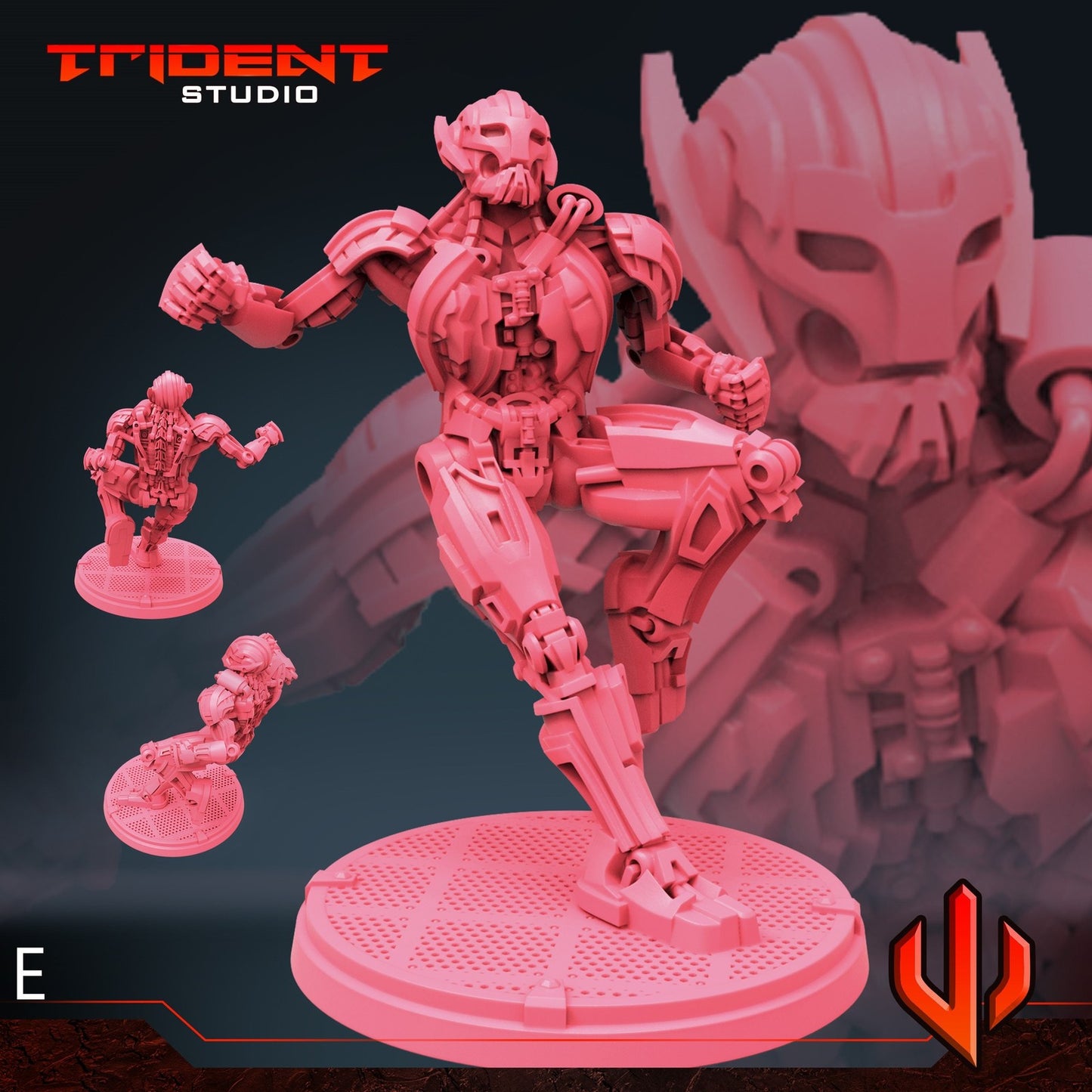 Ultimatron Drones - 40mm  Miniature | Crisis Protocol Proxy | Trident