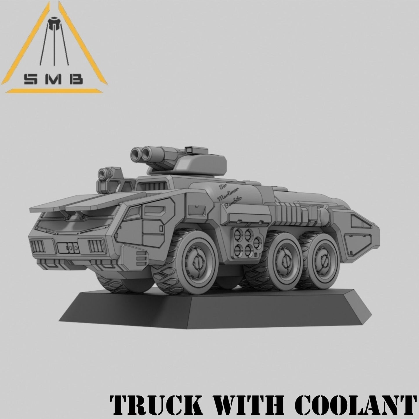 Truck with Coolant | 1:265 | 285 | 6mm Battletech Scale |