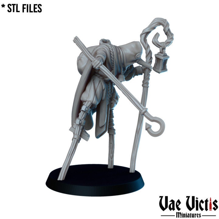 6pc Plague Set | 28mm - 75mm Scale | DnD Frostgrave Mini | Vae Victis Fantasy