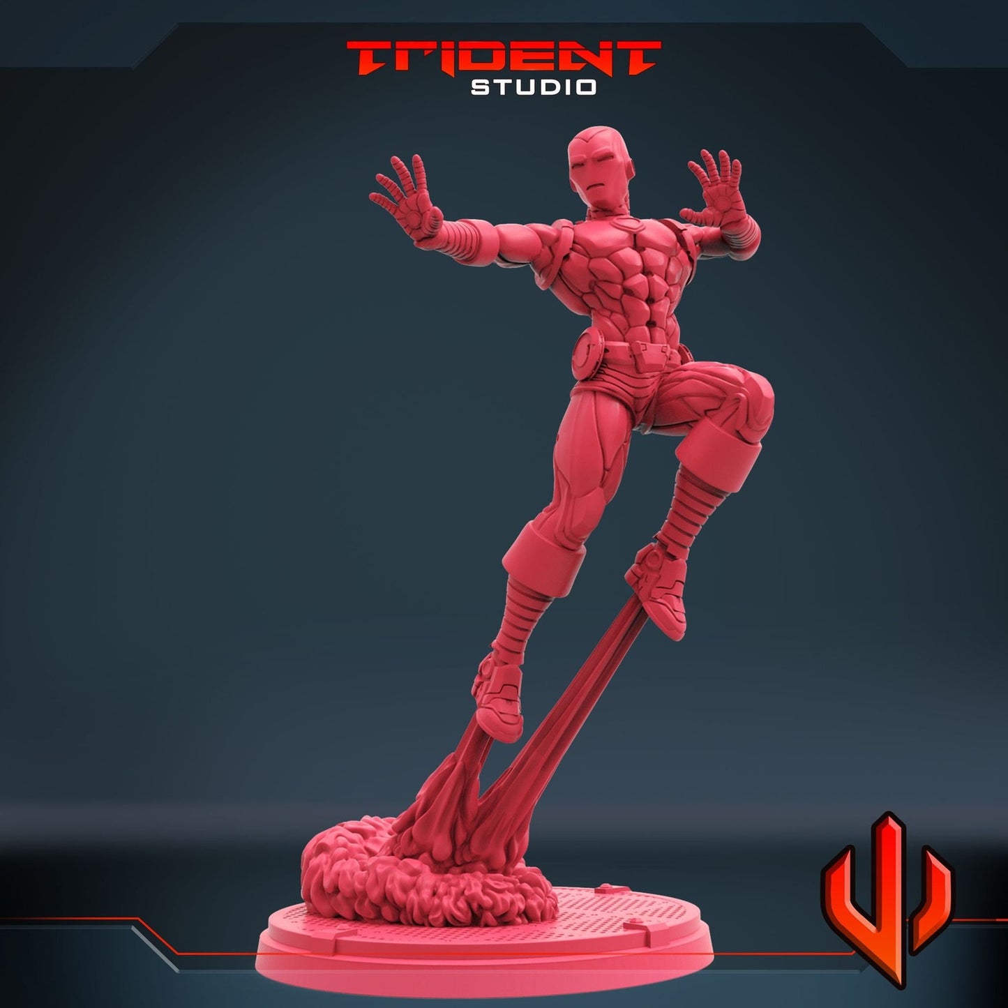 Metal Man A - 40mm  Miniature | Crisis Protocol Proxy | Trident
