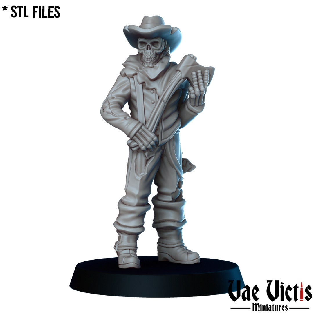 6pc Western Fantasy Set | 28mm - 75mm Scale | DnD Frostgrave Mini | Vae Victis Fantasy