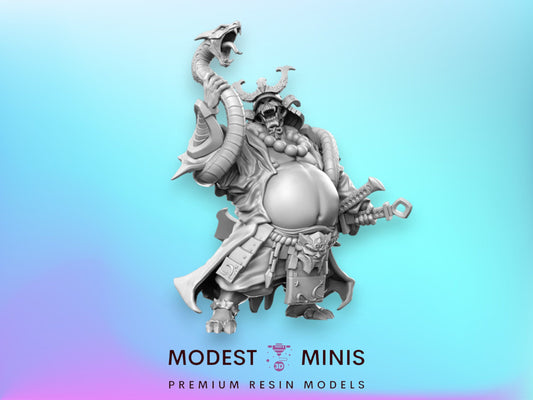 Oni General Demon Orc - 32mm Scale DnD Miniature | Dungeons and Dragons | JRPG Mini - RN Estudio