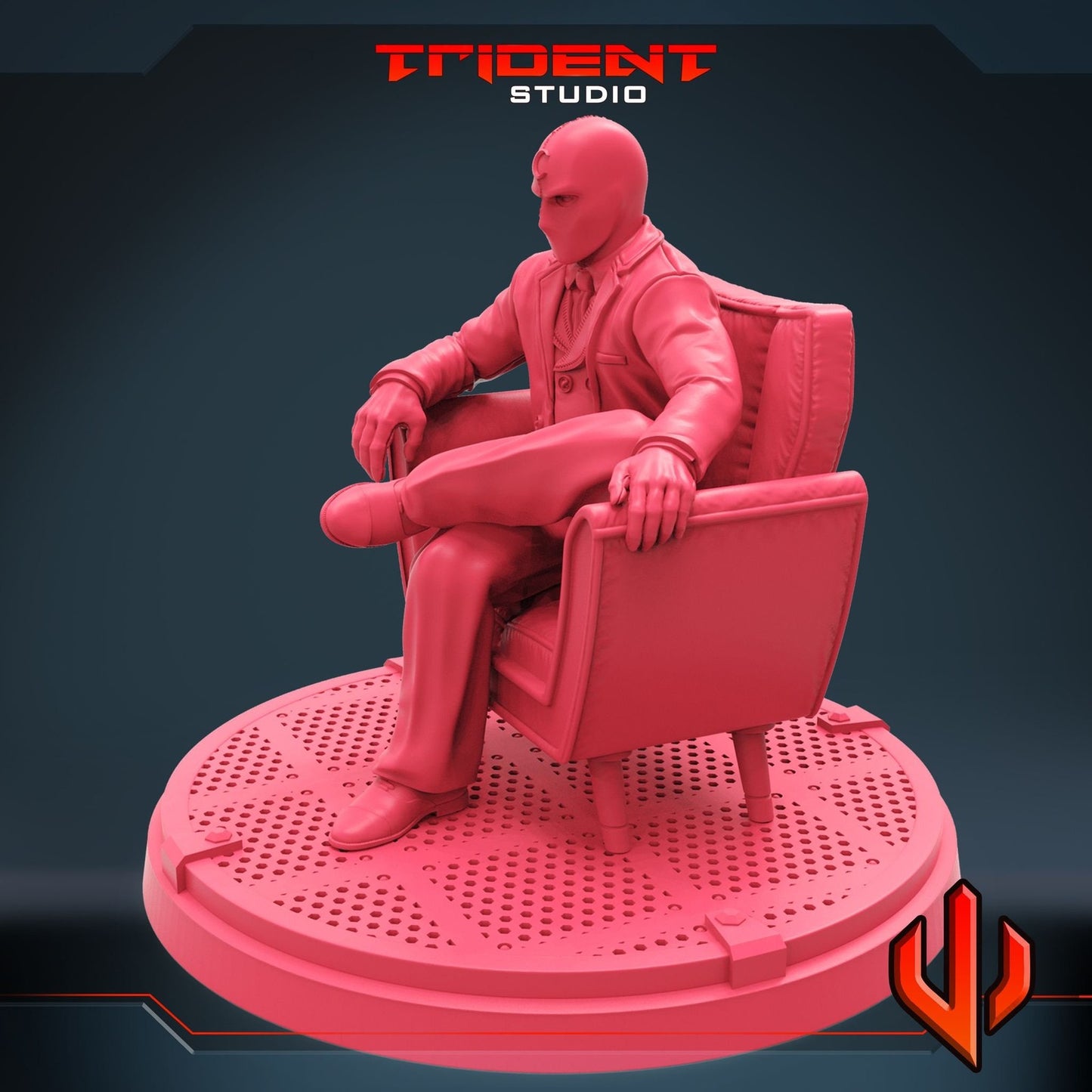 Half Moon B - 40mm  Miniature | Crisis Protocol Proxy | Trident