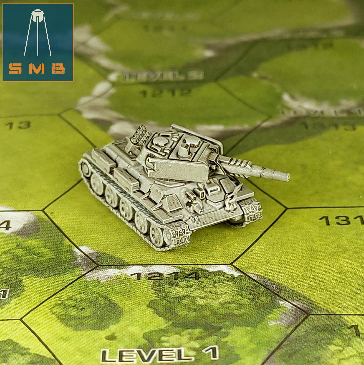 T3034 Medium Tank | 1:265 | 6mm Battletech Scale | Mecha | Sir Mortimer