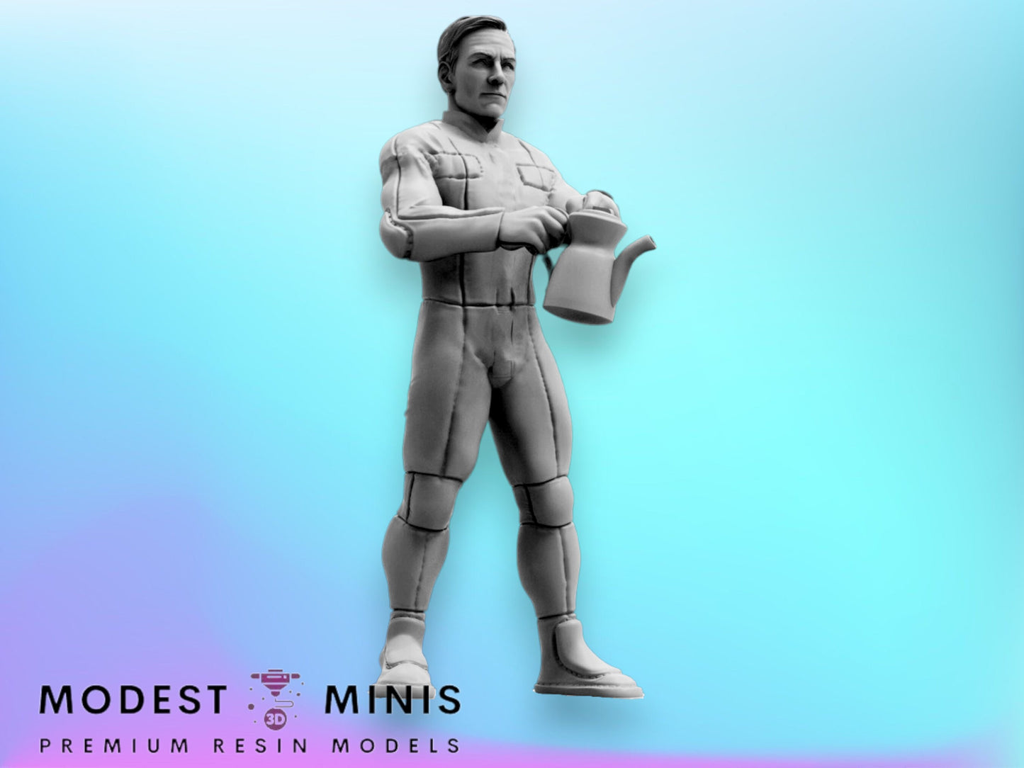 Timothy the Android - 32mm Scale Alien Miniature | RPG | Sci fi | Cyberpunk | Role Playing | DnD | Papsikel