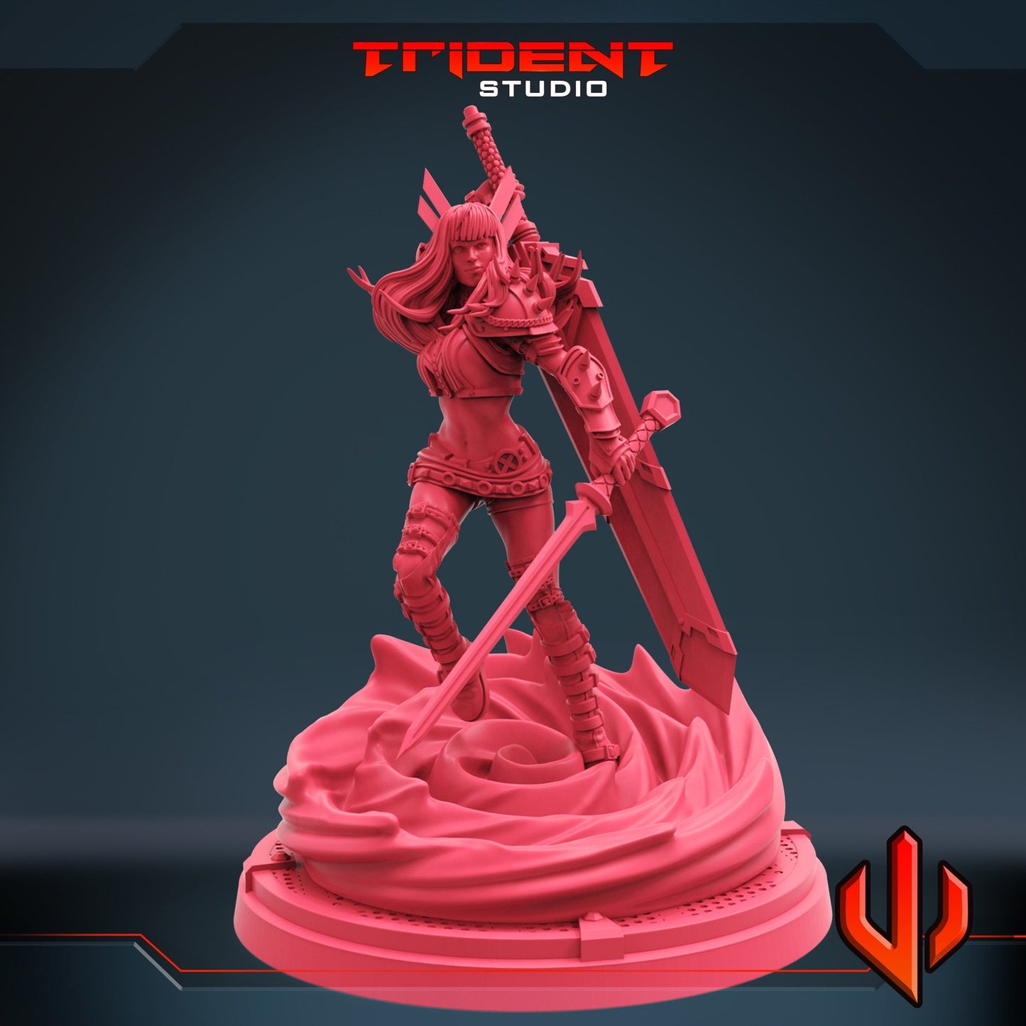Sorceress Supreme Magik - 40mm  Miniature | Crisis Protocol Proxy | Trident