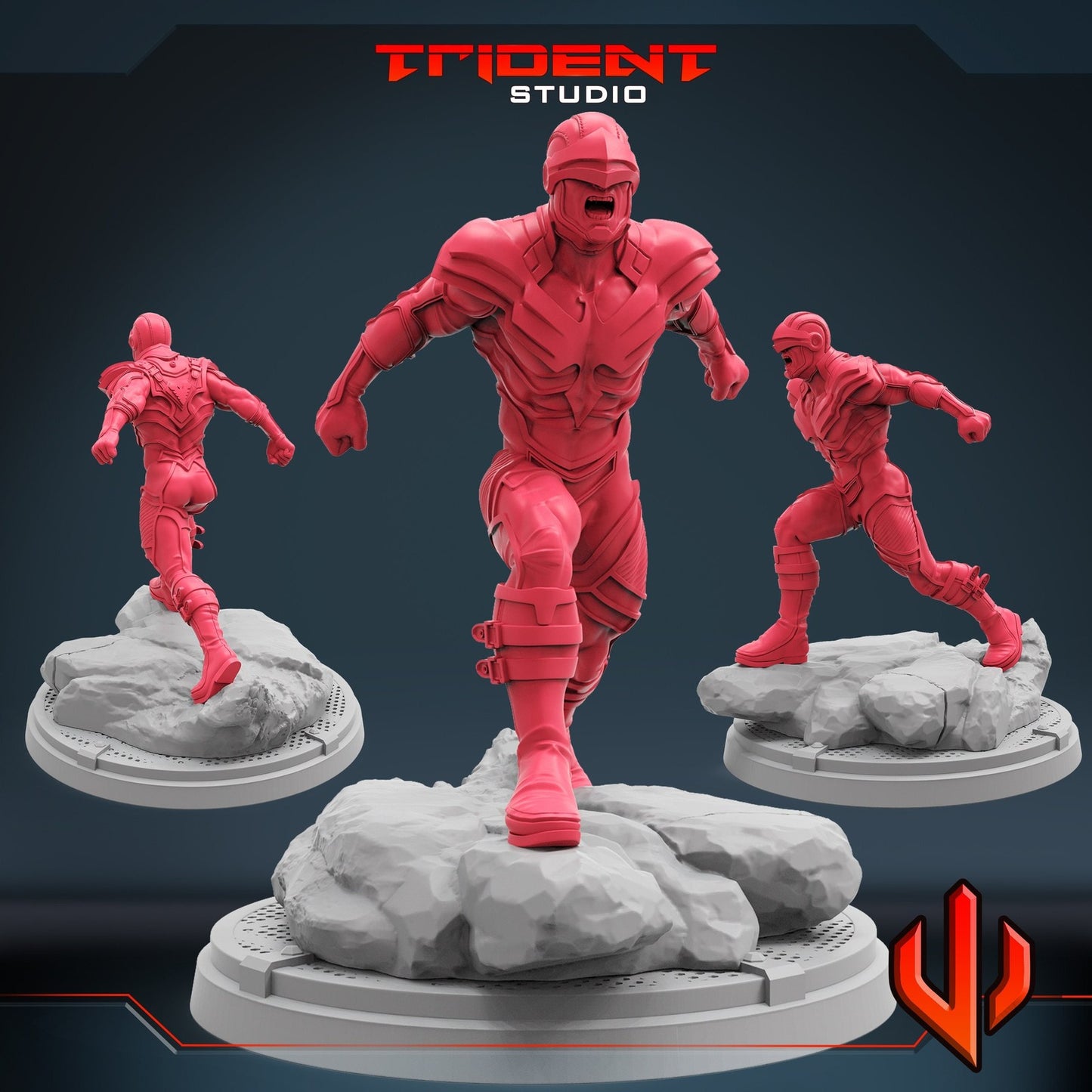 Phoenix Boyscout - Cyclops 40mm  Miniature | Crisis Protocol Proxy | Trident