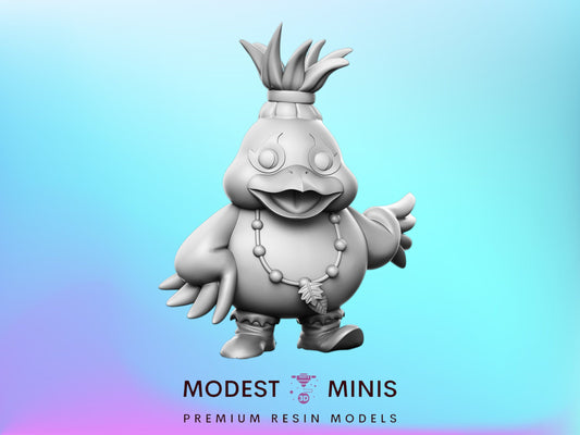DQ Funky Bird - 32mm Scale DnD Miniature | Dungeons and Dragons | Classic JRPG Mini - RN Estudio