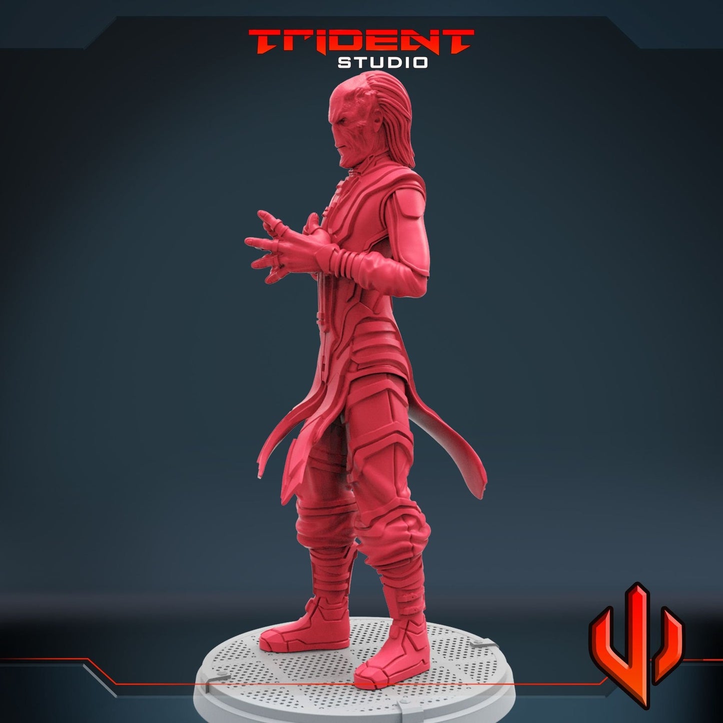 Ebony Telepath B - Maw 40mm  Miniature | Crisis Protocol Proxy | Trident