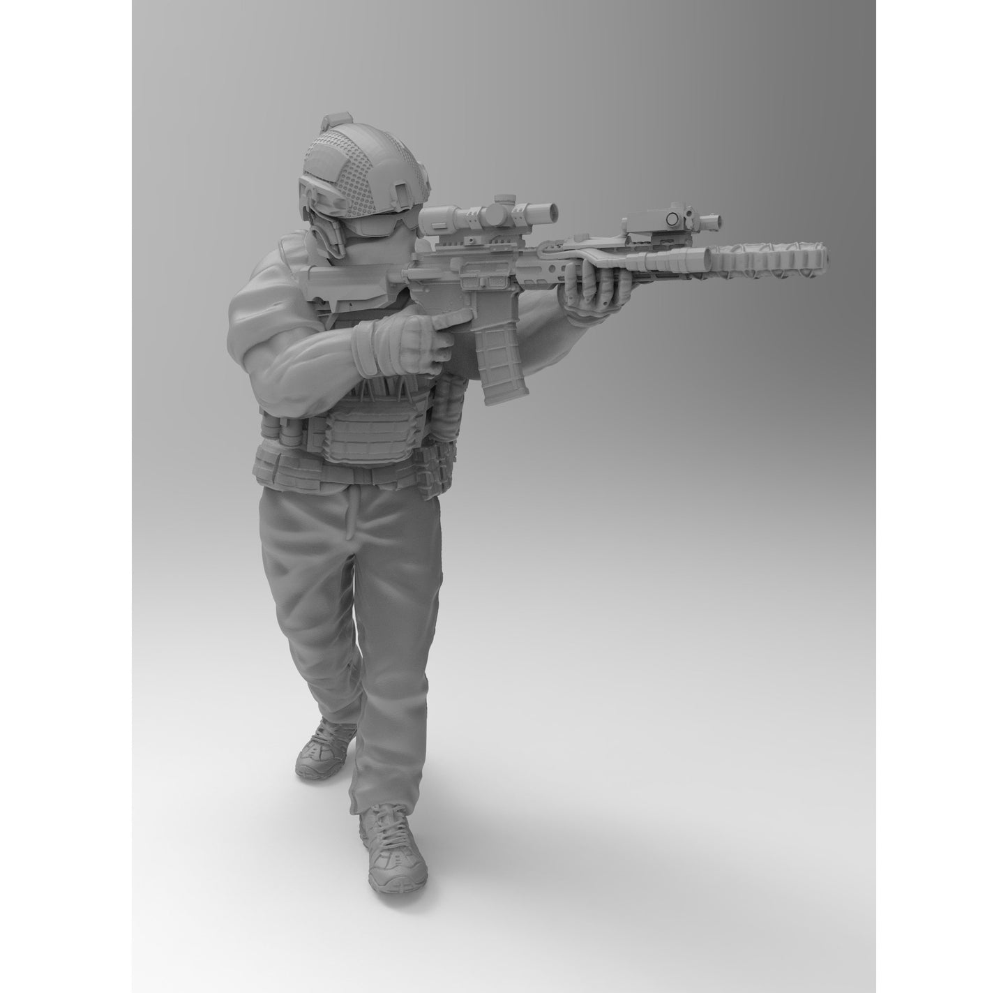 7pc PMC Private Military Contractors Set - 28mm Scale Resin Military Miniature | Zona Alfa | Spectre Ops Mini