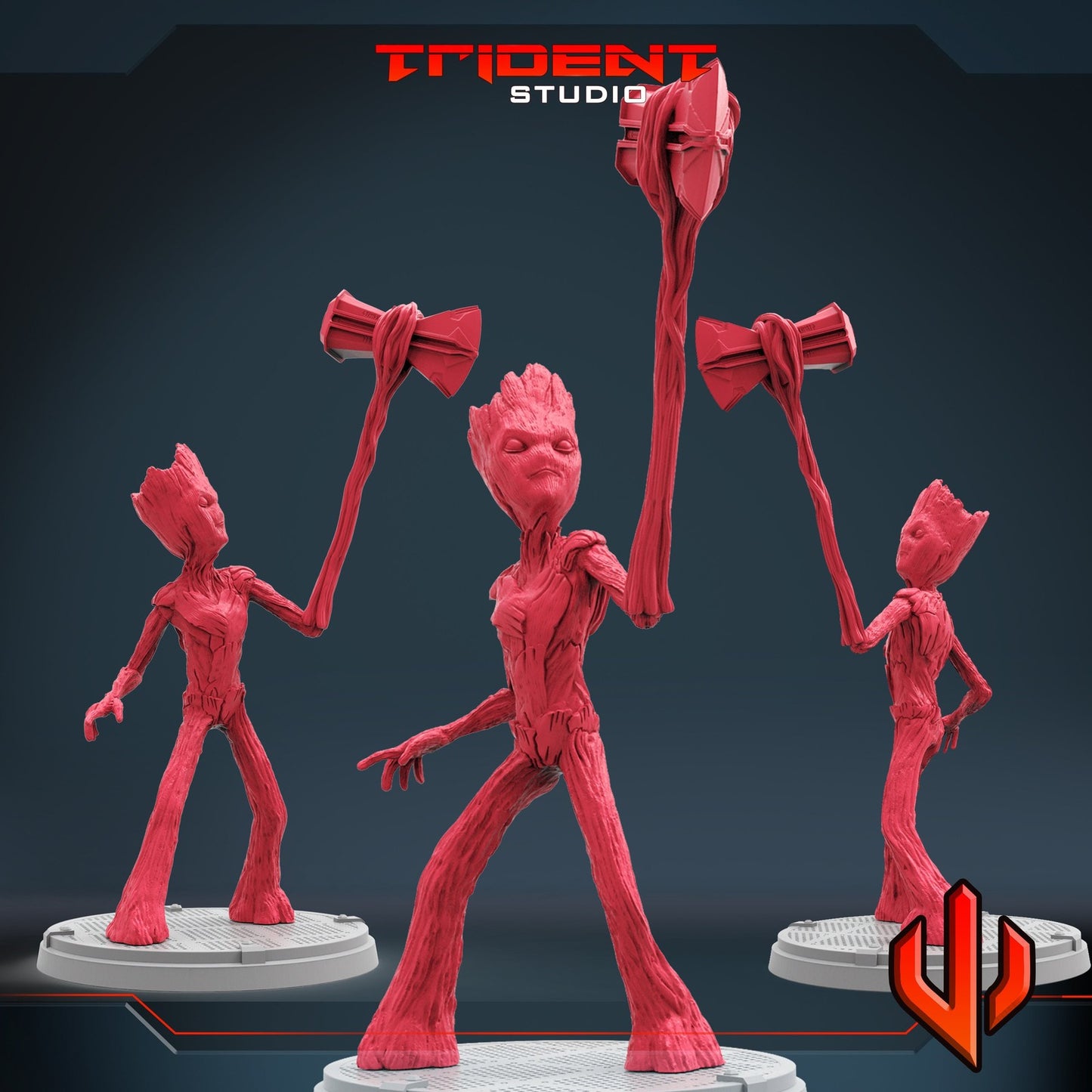 I AM Teen - Groot 40mm  Miniature | Crisis Protocol Proxy | Trident