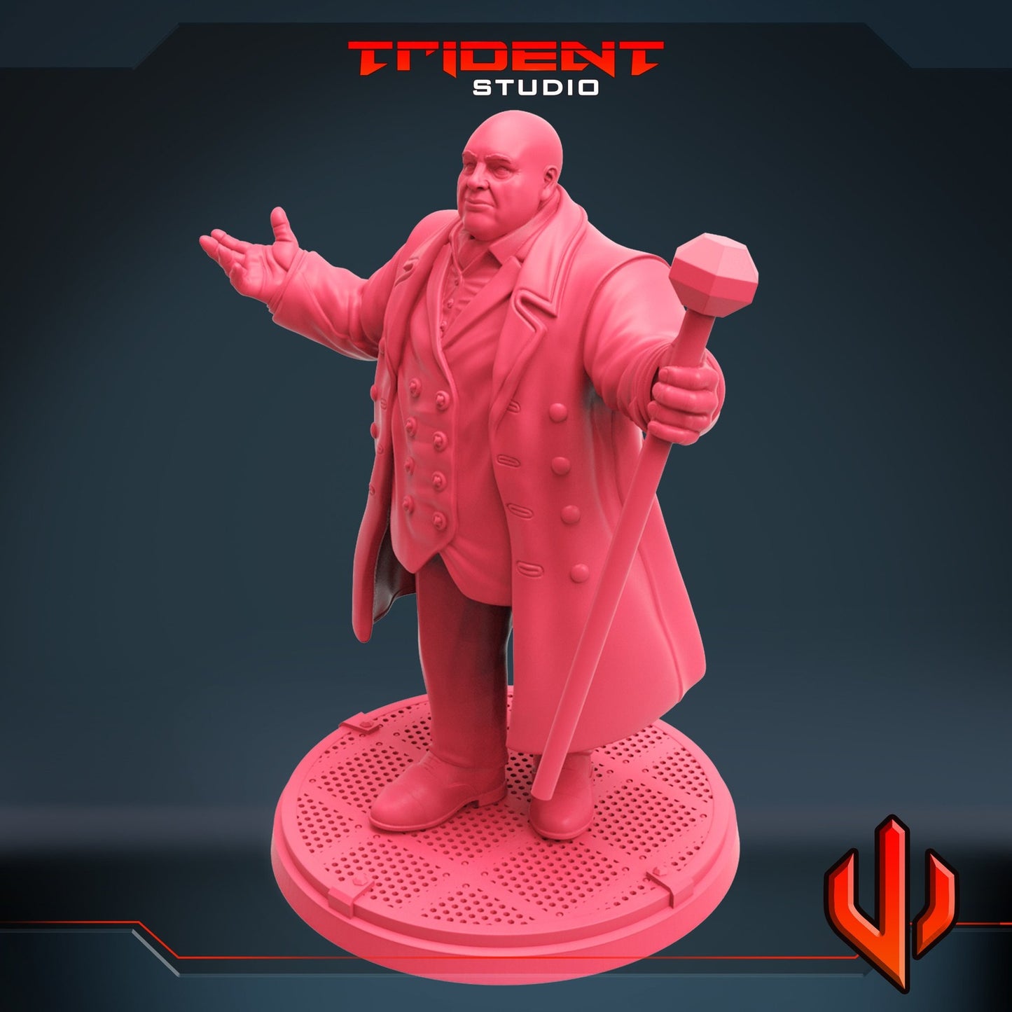Big Boss B - 40mm  Miniature | Crisis Protocol Proxy | Trident