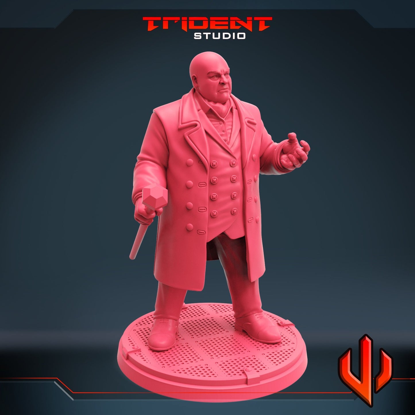 Big Boss A - Kingpin 40mm  Miniature | Crisis Protocol Proxy | Trident