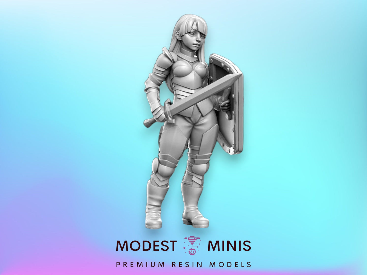 Katali Royal Guard - 32mm Scale DnD Miniature | Dungeons and Dragons | JRPG Mini - RN Estudio