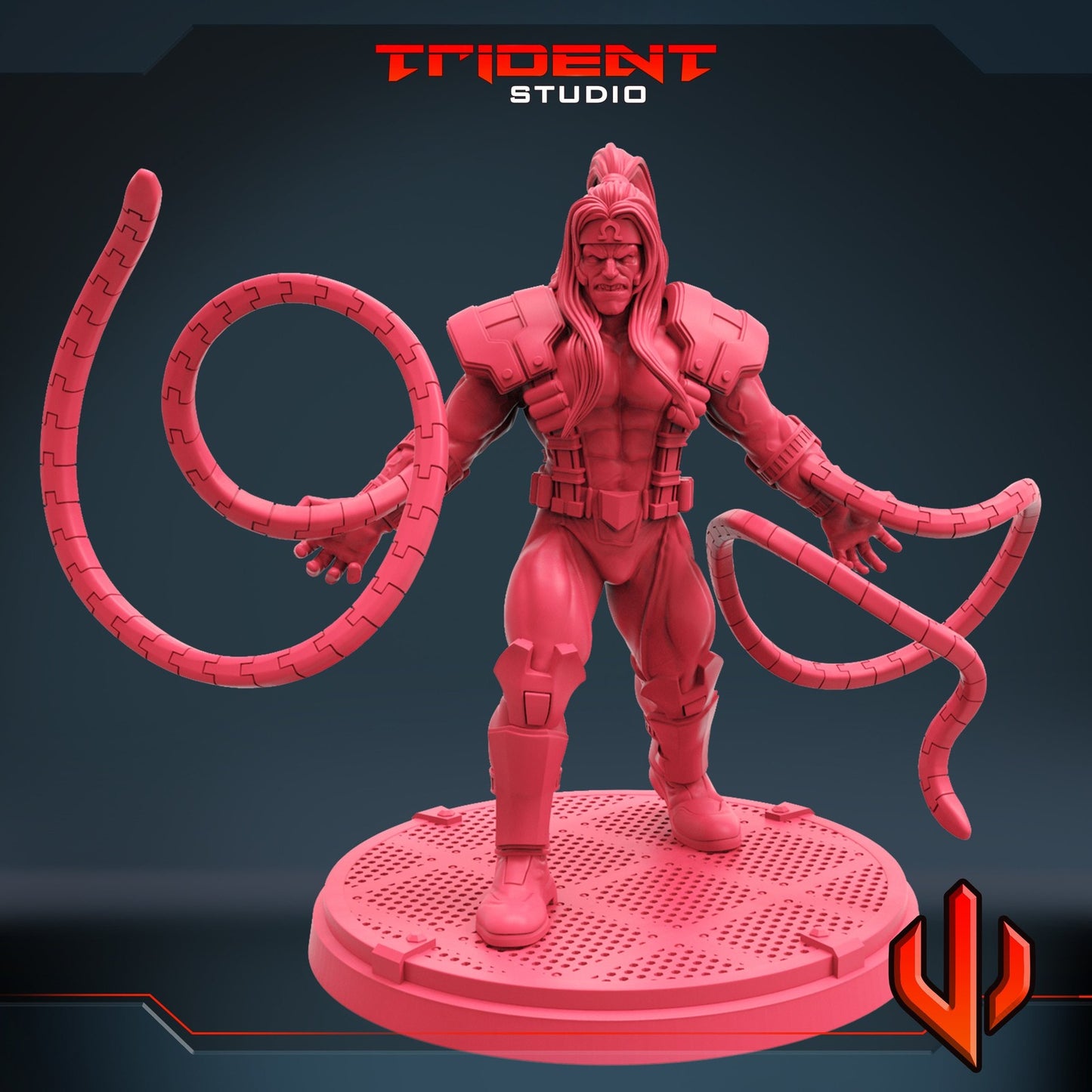 Red Russian A Omega Red - 40mm  Miniature | Crisis Protocol Proxy | Trident