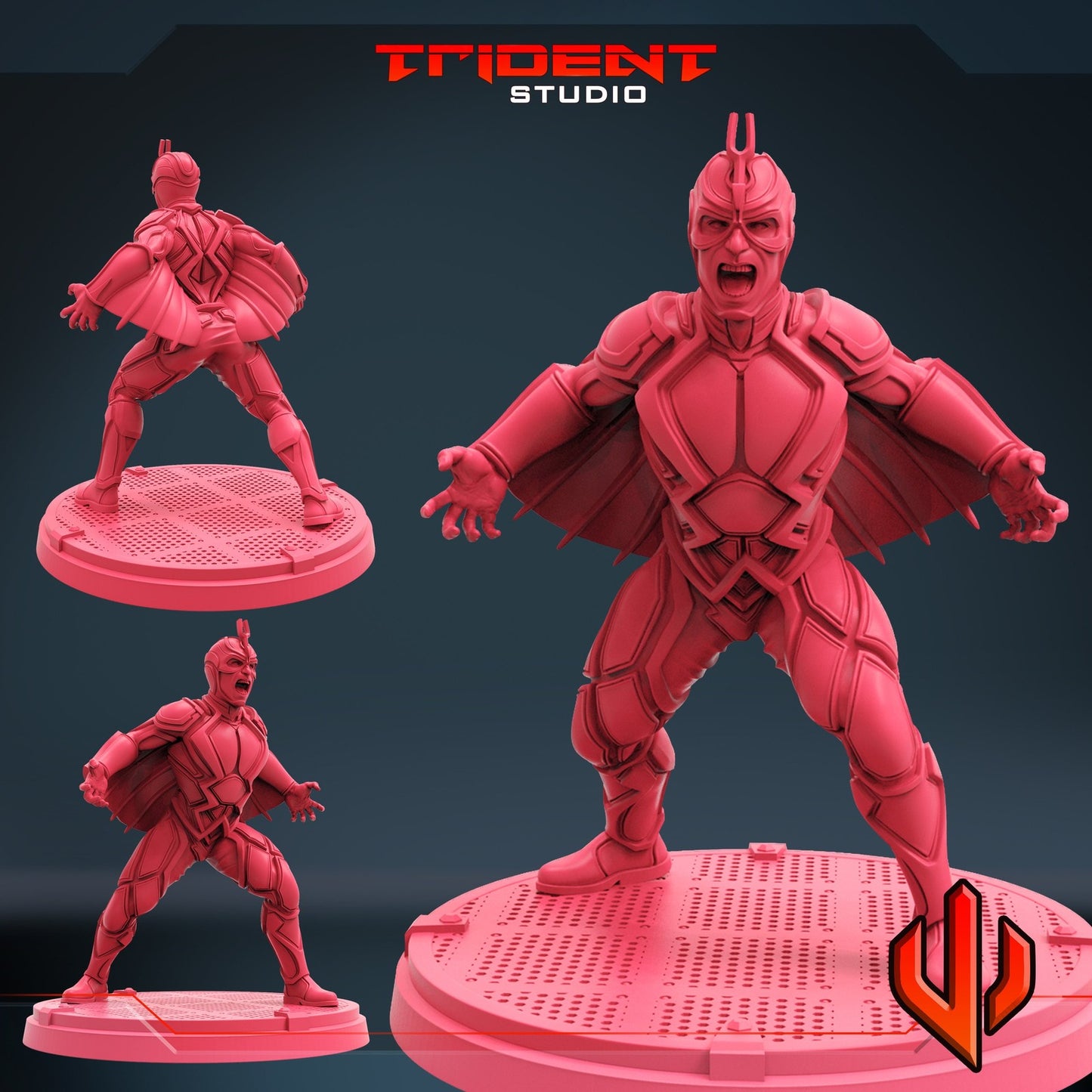 Keep Quiet A - Blackbolt 40mm  Miniature | Crisis Protocol Proxy | Trident