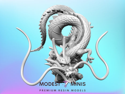 DQ Sky Dragon - 32mm Scale DnD Miniature | Dungeons and Dragons | Classic JRPG Mini - RN Estudio