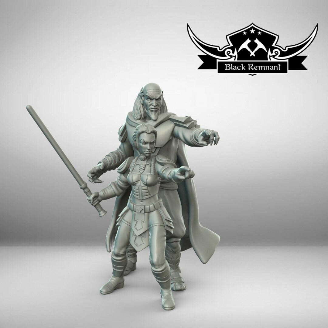 Mother and Father of Space Ghouls - 28mm - 40mm Scale | Star Wars Legion Mini