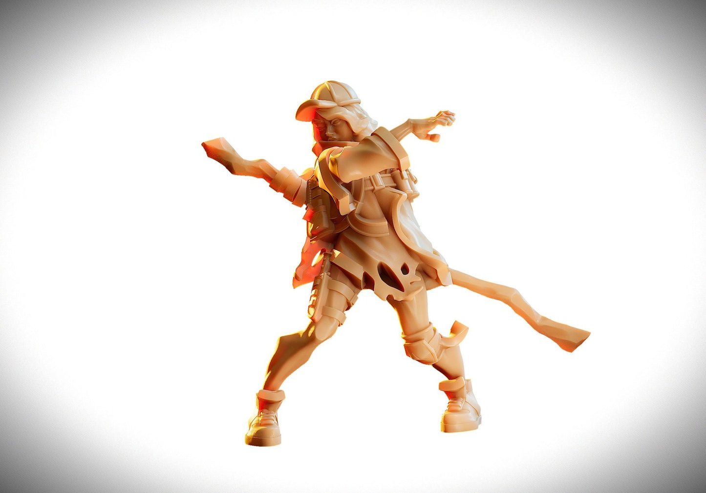 Survivor Korean Girl | 28mm - 100mm Scale Resin Mini | Zombicide | Vaultz