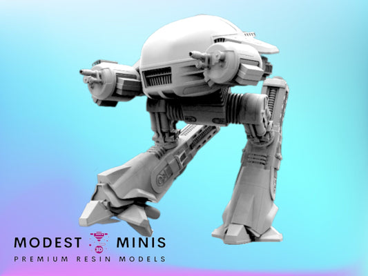 Experimental Battle Mech Series 3 A - 32mm Scale Miniature | RPG | Sci fi | Cyberpunk | Role Playing | Papsikel