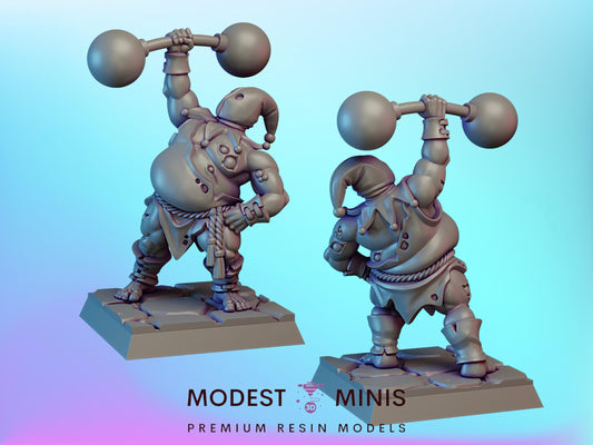 Circus Strongman | 28mm - 75mm Scale DnD Frostgrave Fantasy Mini | Vae Victis