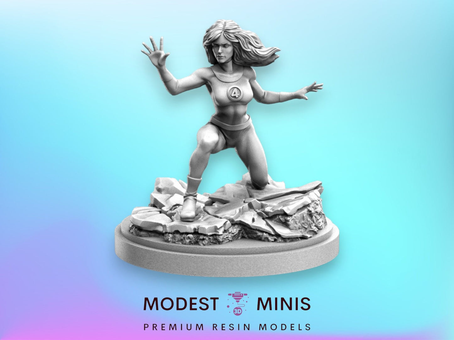 C27 Ms Invisible - 32mm - 40mm Mini | Crisis Protocol Proxy | C27