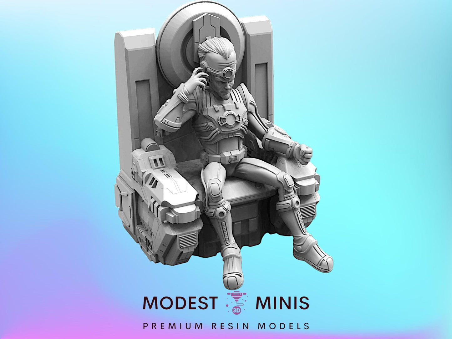 Brain Games - 40mm  Miniature | Crisis Protocol Proxy | Trident