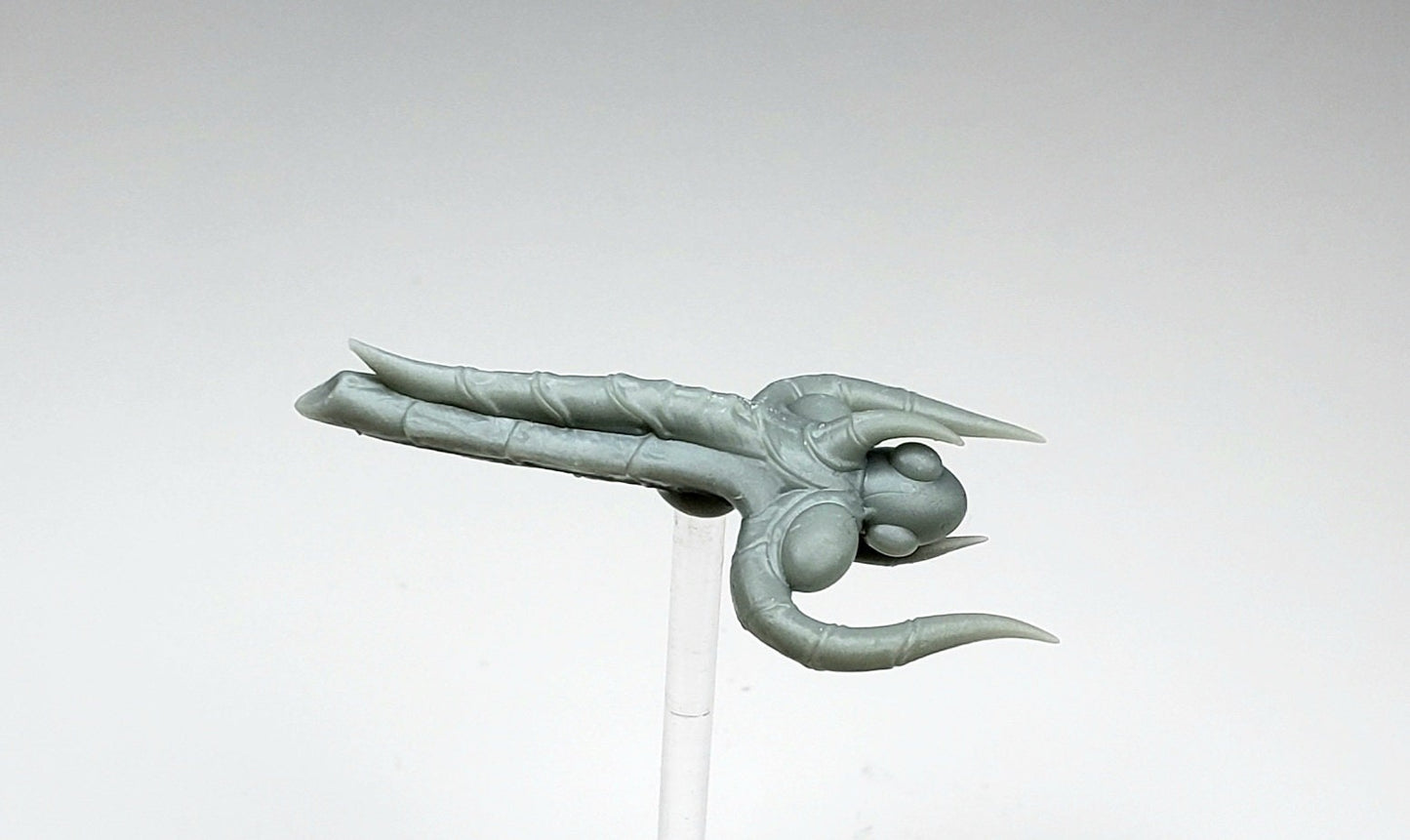 10pc Alien Oq'Uiar Bioship Fleet - Fleetscale Mini | Starfinder | Billion Suns | Starmada | Firefly | Terra Conflict