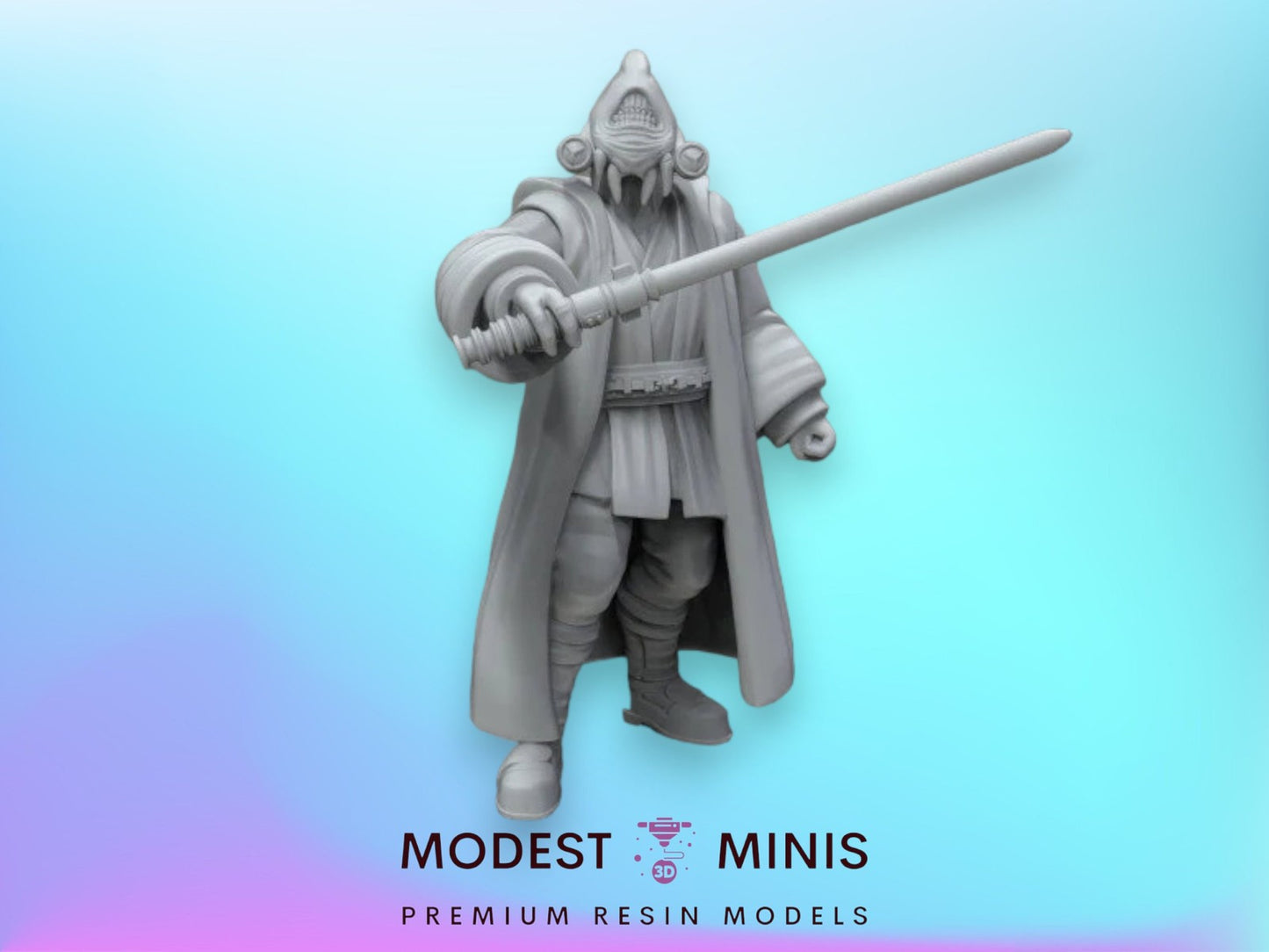 Mystical Reverse Head Warrior 1  - 28mm - 40mm Scale | Star Wars Legion Mini
