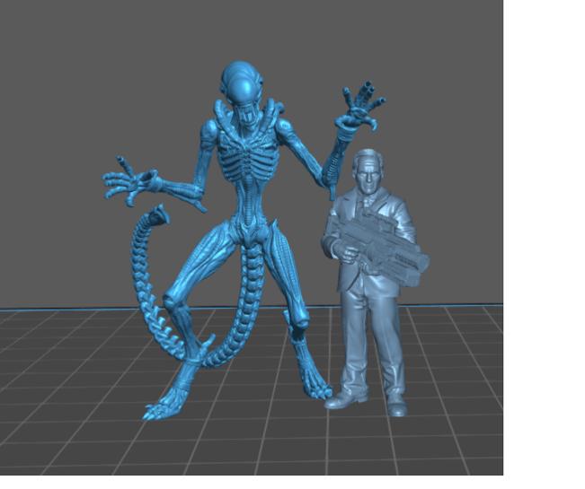 Reverse Engineered Xeno Clones - Resin 3D Print Alien Miniature | RPG | Sci fi | Cyberpunk | Role Playing | DnD | Papsikel