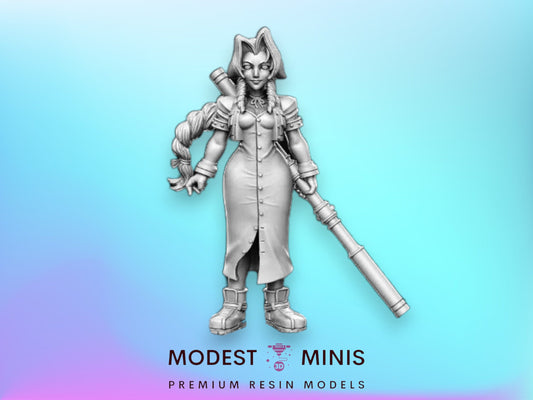 Eria Flower Girl - 32mm Scale DnD Miniature | Dungeons and Dragons | JRPG Mini - RN Estudio