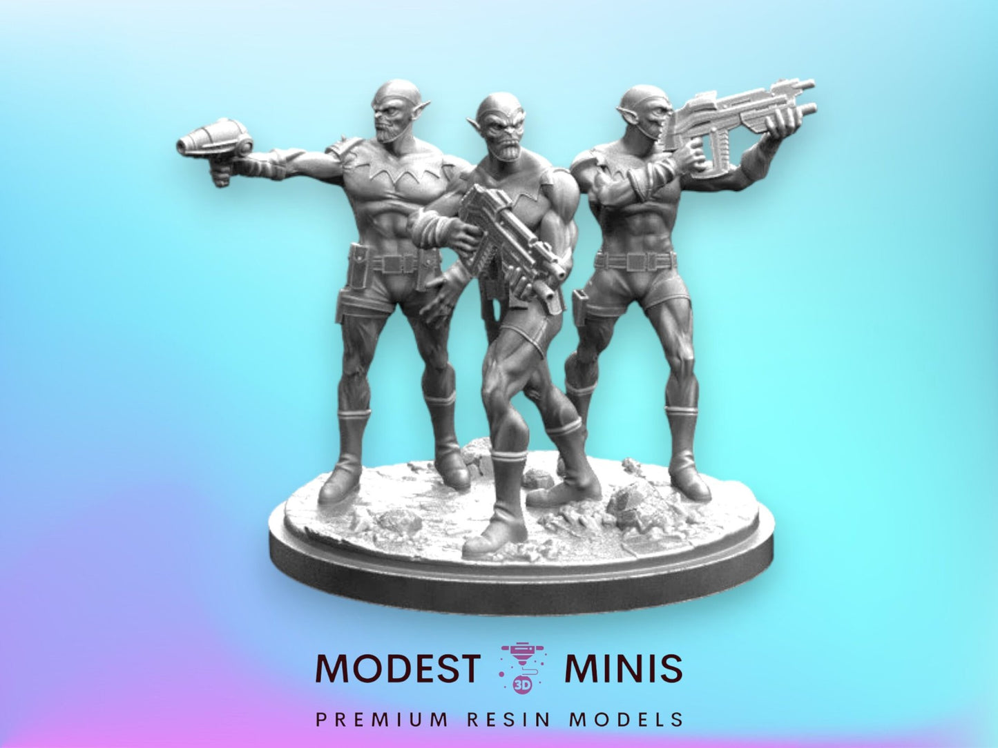 3pc Shapeshifting Thugs - 32mm - 40mm Mini | Crisis Protocol Proxy | C27