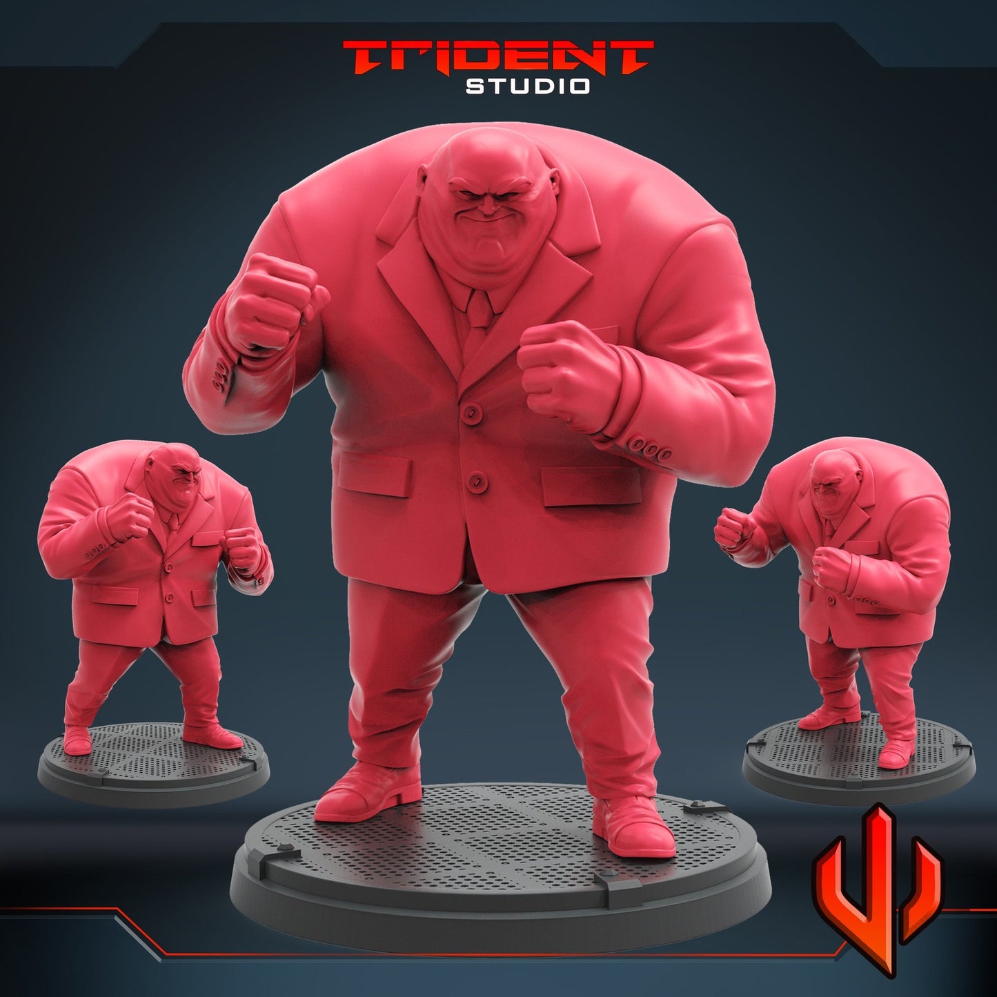 Bigwig - 40mm  Miniature | Crisis Protocol Proxy | Trident