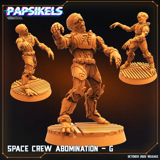 Space Crew Abomination G - 32mm Scale Alien Miniature | RPG | Sci fi | Cyberpunk | Role Playing | DnD | Papsikel