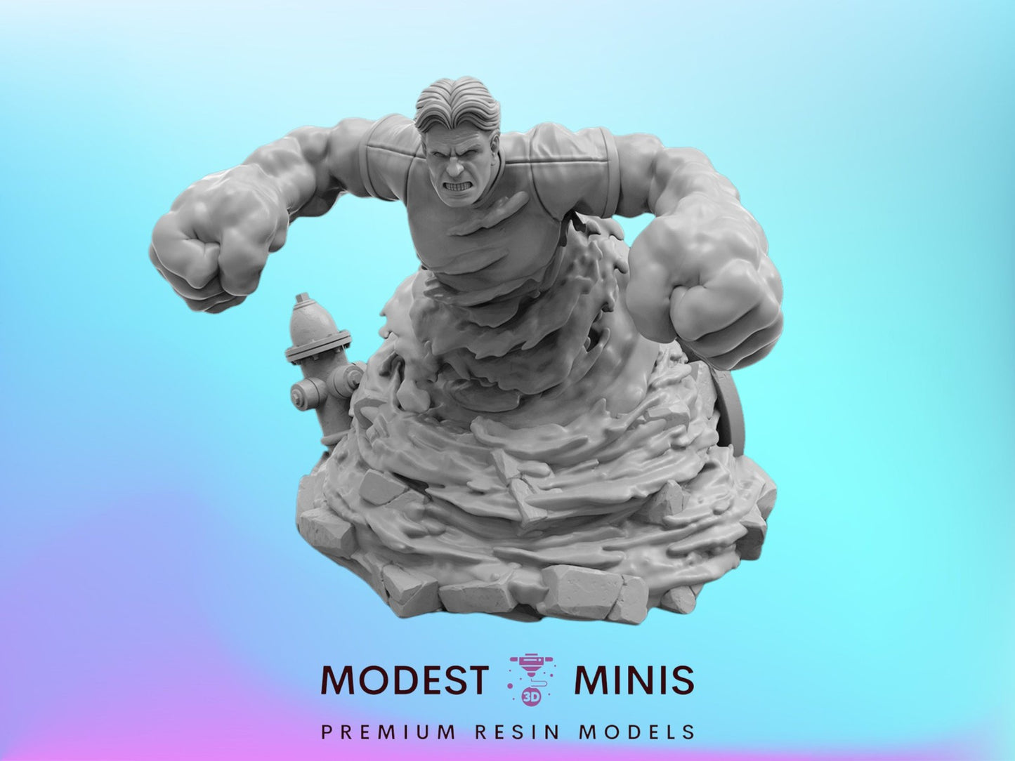 Hydrodude - 40mm  Miniature | Crisis Protocol Proxy | Trident