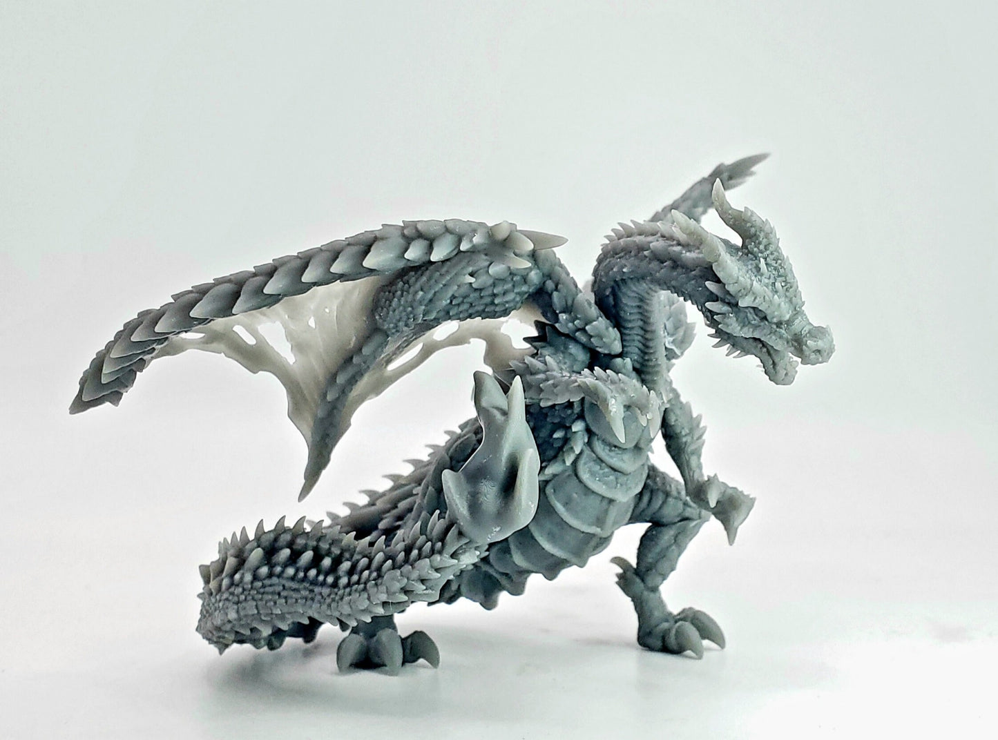 Flame Dragon Kaiju Stg 3 - Resin Kaiju Minis | Dungeons and Dragons Mini | Sci Fi | Fantasy Resin