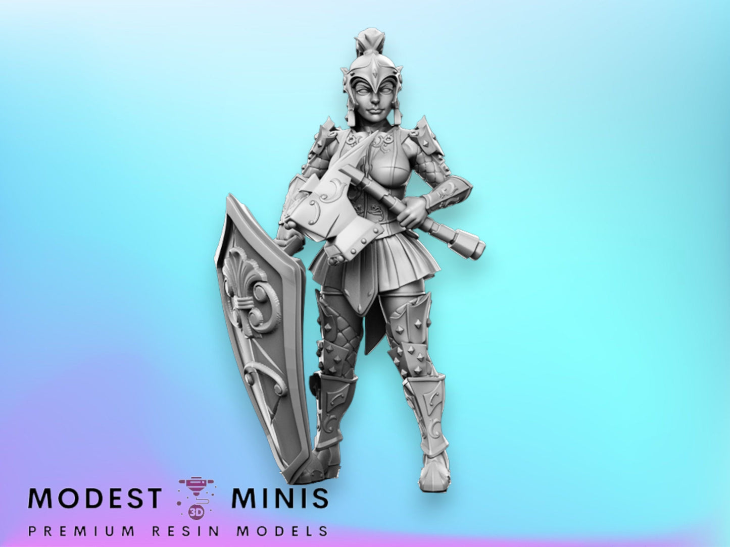 West RPG Cara - 28mm 32mm Scale DnD Miniature | Dungeons and Dragons | RN Estudio
