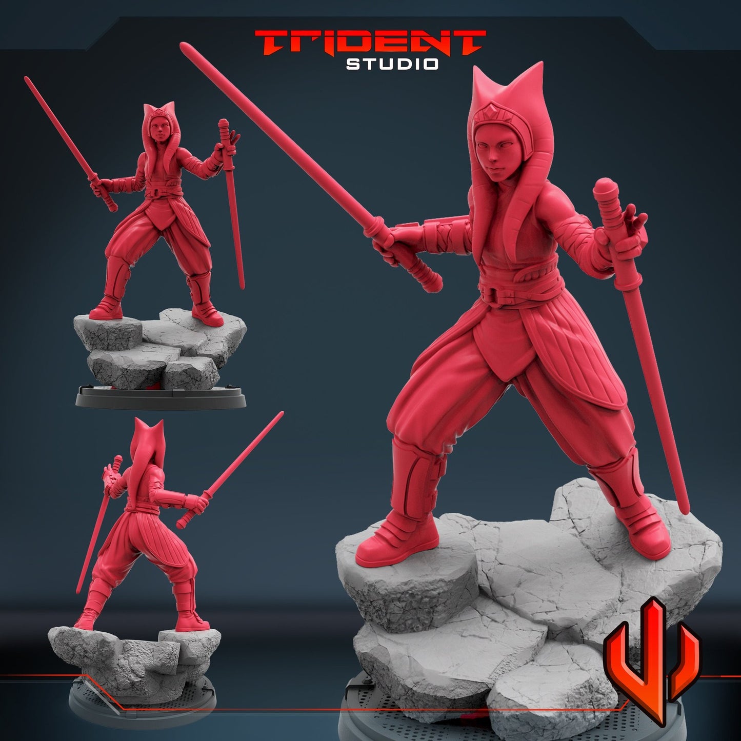 Trident Apprentice of the Chosen - 28mm - 40mm Scale | Star Wars Legion Mini