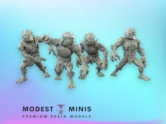 4pc Evolved Space Ghoul - 28mm - 40mm Scale | Star Wars Legion Mini