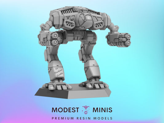 Pounchik H Medium | 1:265 | 6mm Battletech Scale | Mecha | Sir Mortimer