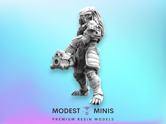 Dishonored Badblood Raktor - 32mm Scale Alien Miniature | RPG | Sci fi | Cyberpunk | Role Playing | DnD | Papsikel Skull Hunters