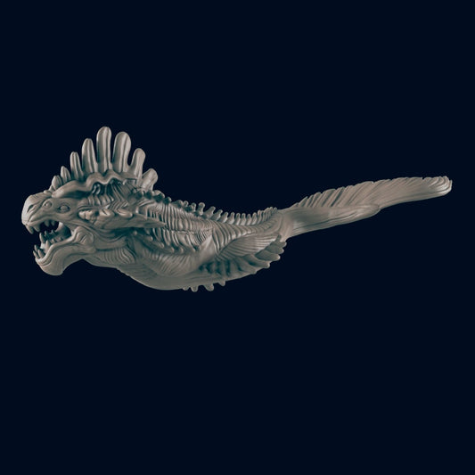 80mm Space Serpent - Fleetscale Mini | Starfinder | Billion Suns | Starmada | Firefly | Astra Nebula