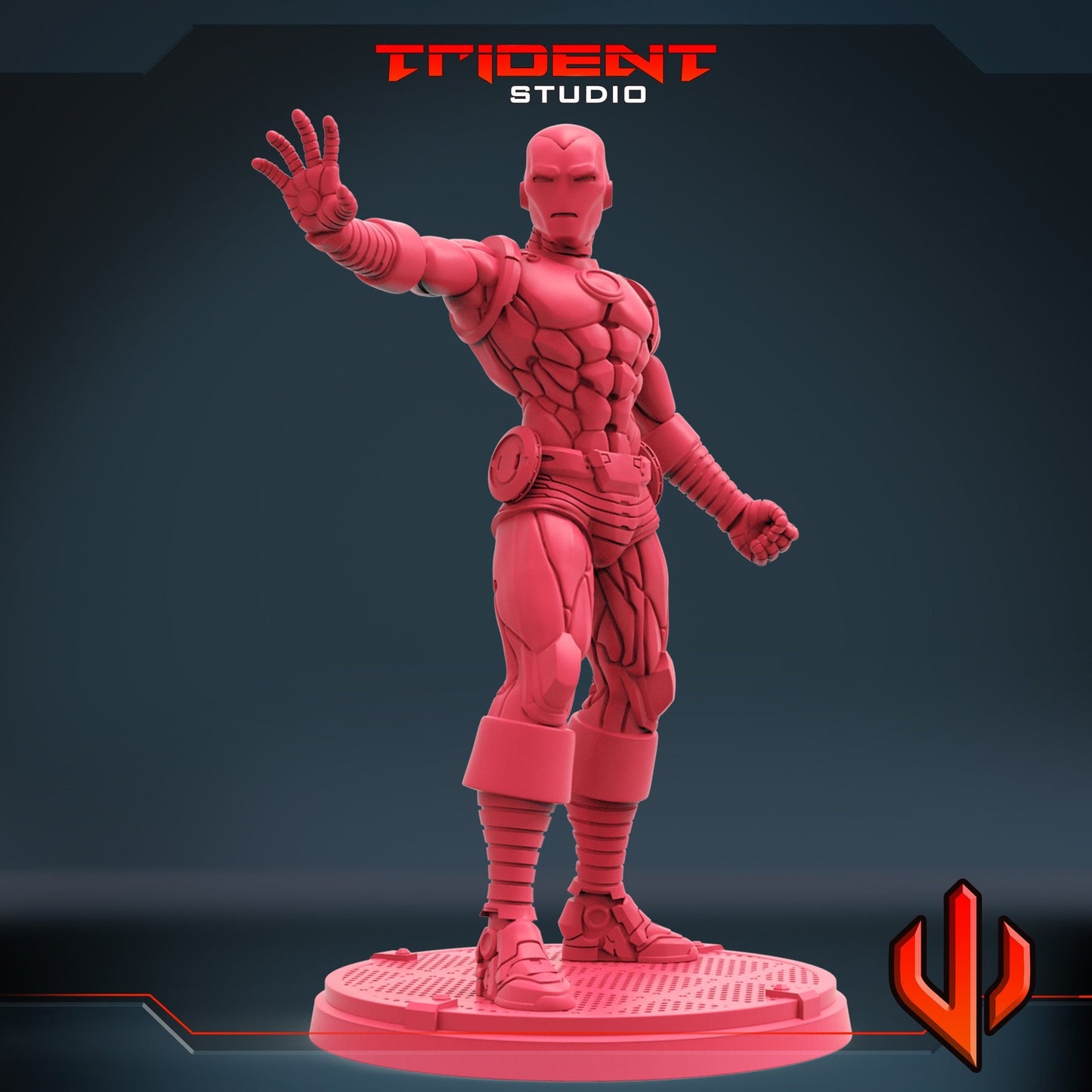 Metal Man B - 40mm  Miniature | Crisis Protocol Proxy | Trident