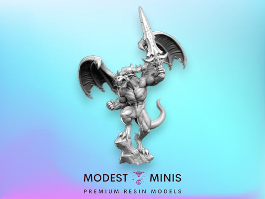 Sorbal Devil Dog - 32mm Scale DnD Miniature | Dungeons and Dragons | JRPG Mini - RN Estudio