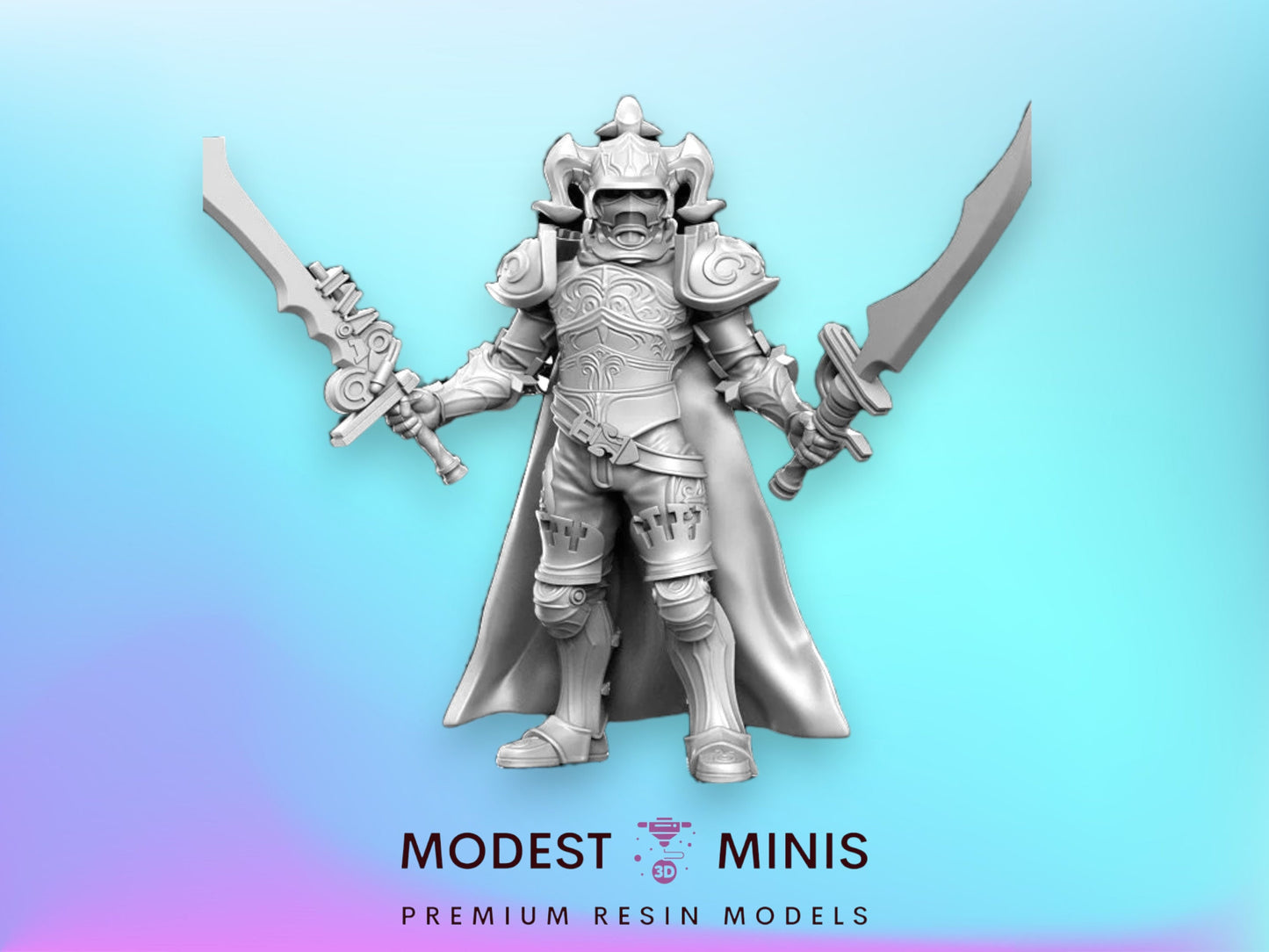 Gabranth - 32mm Scale DnD Miniature | Dungeons and Dragons | JRPG Mini - RN Estudio