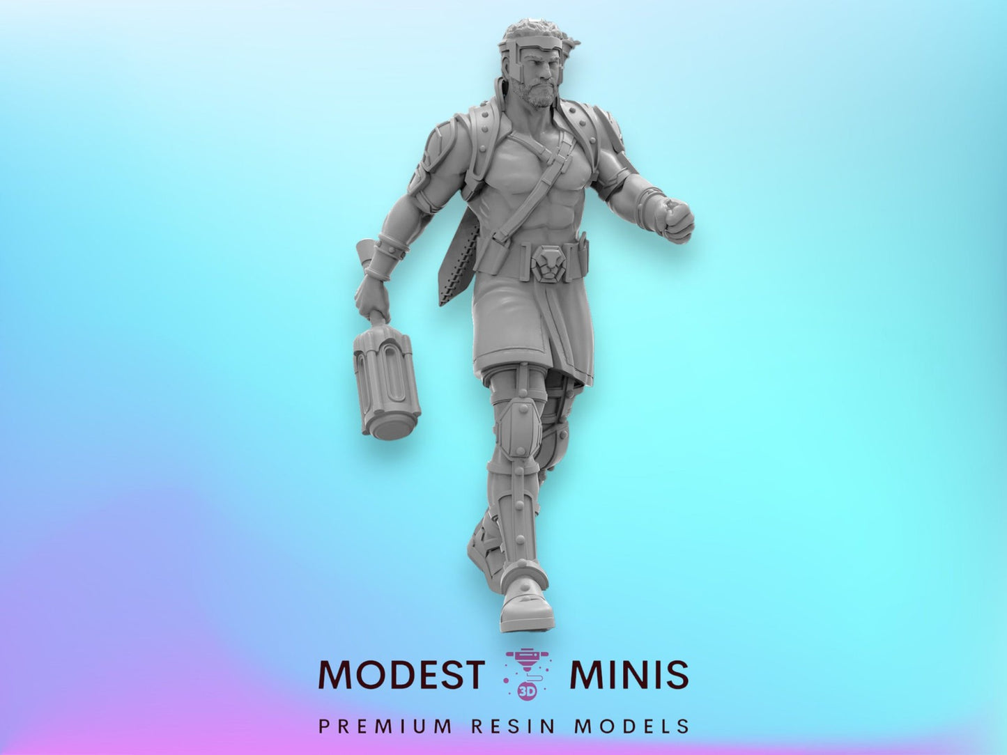 Half God Hero A Hercules - 40mm  Miniature | Crisis Protocol Proxy | Trident
