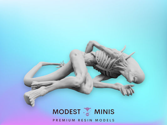 Dead Proto Keeler A - 32mm Scale Alien Miniature | RPG | Sci fi | Law Upholders | Role Playing | DnD | Papsikel