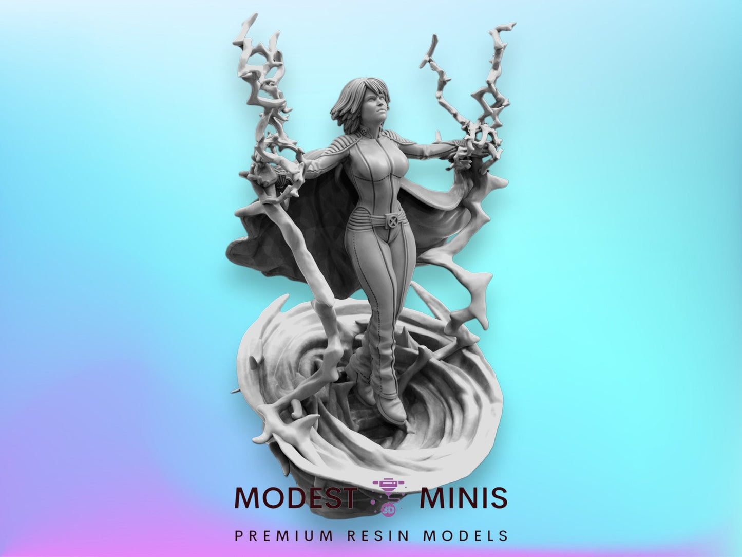 Weather Witch 2000 - 40mm  Miniature | Crisis Protocol Proxy | Trident